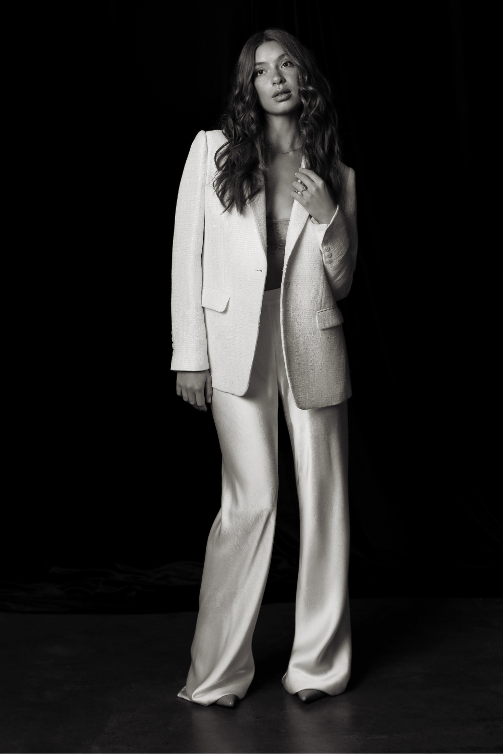 BIAS SILK PANT