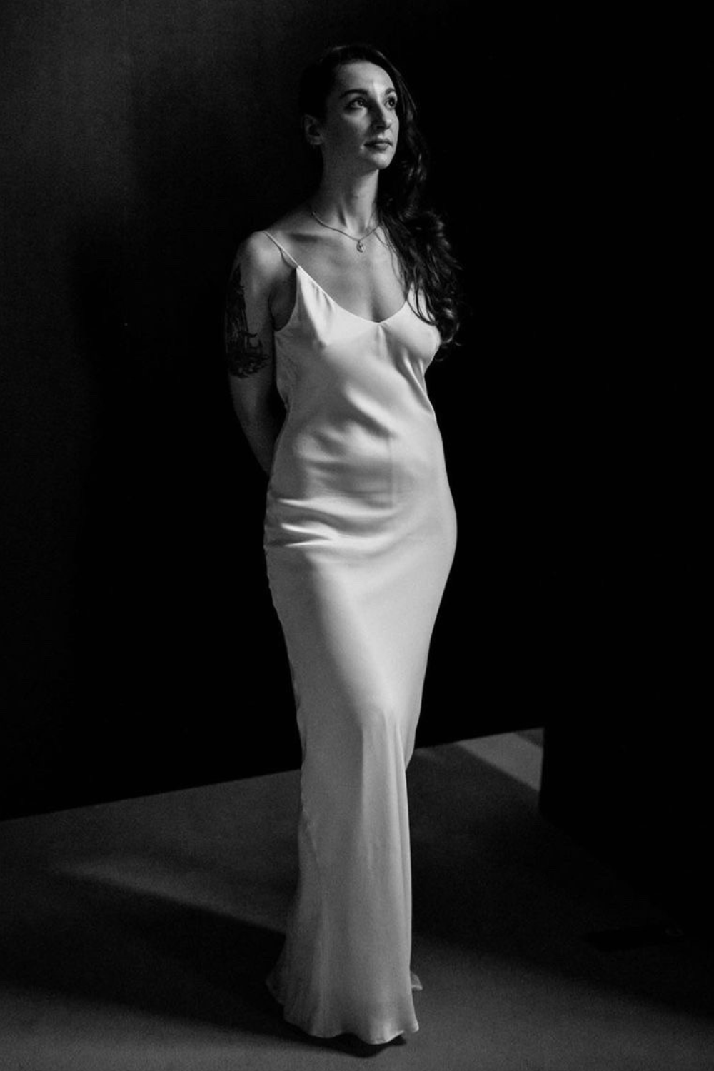 LITTLE WHITE SLIP DRESS
