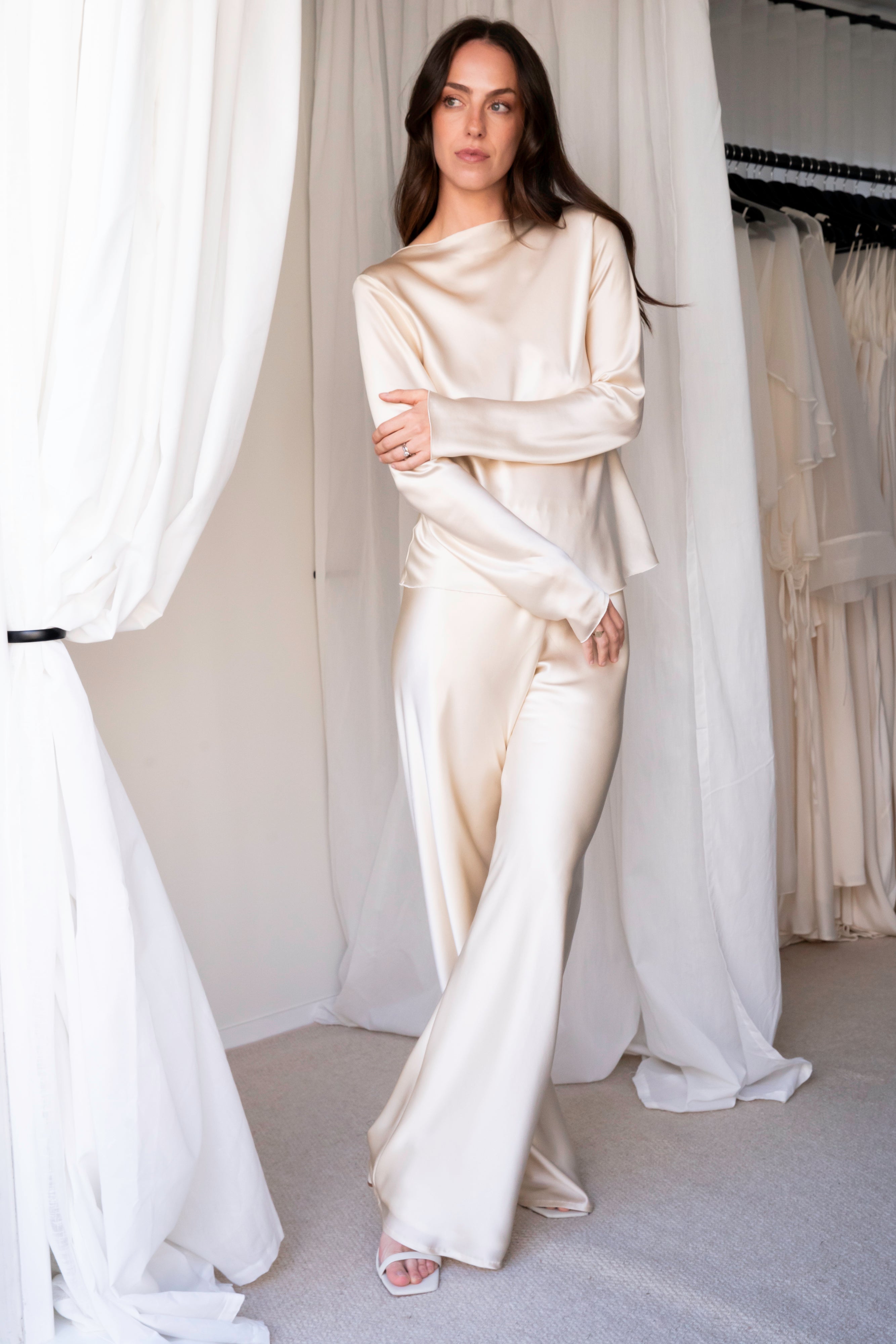 BIAS SILK PANT - COLOUR EDIT