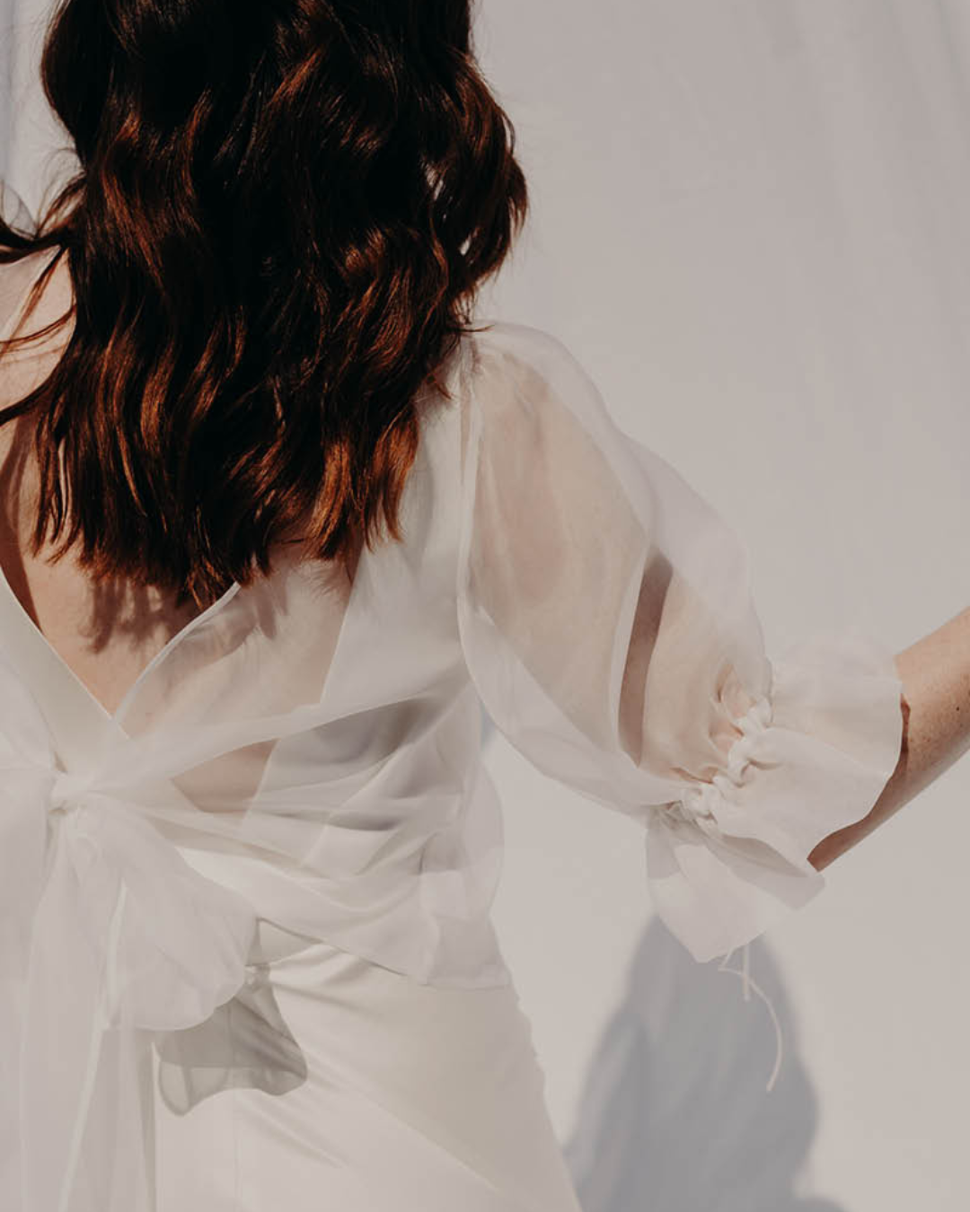 ORGANZA YOKO BLOUSE - SHORT SLEEVE