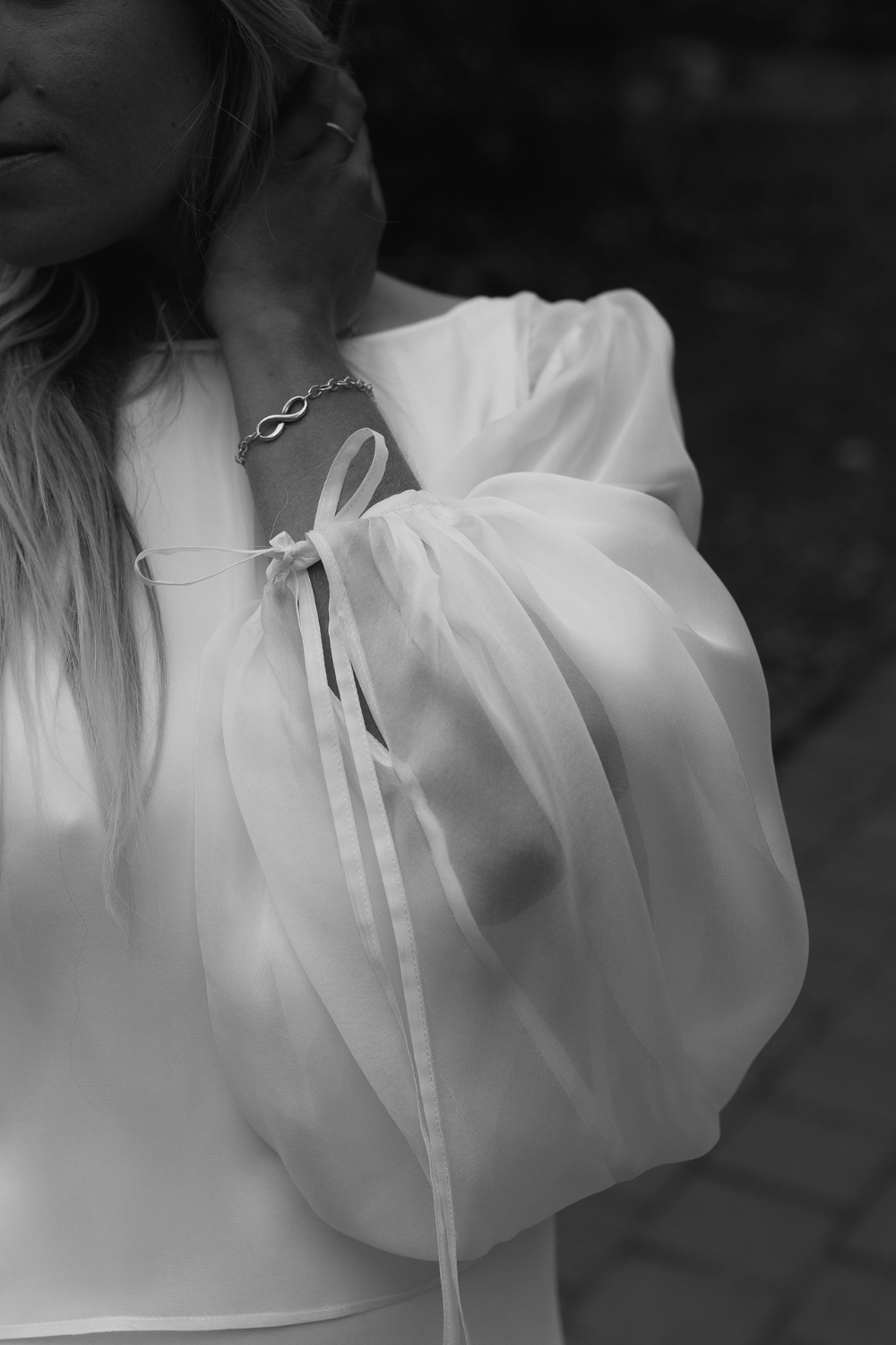 CHIFFON SANDIE BLOUSE
