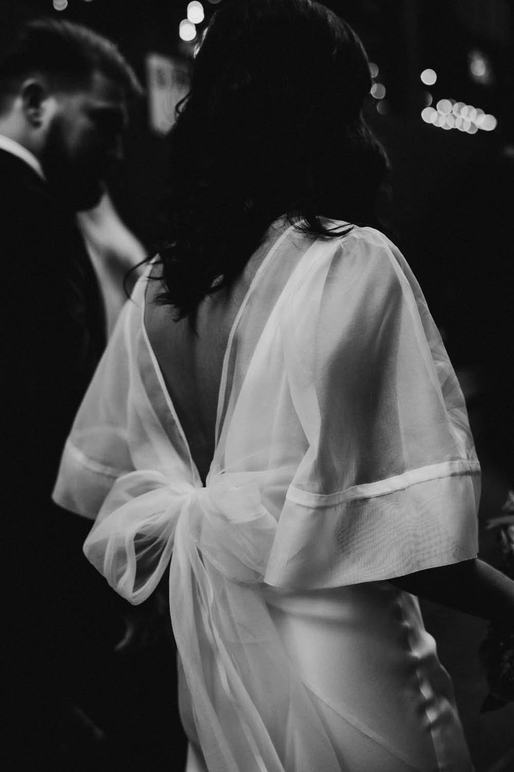 Sheer Silk Organza Yoko Blouse. Short Sleeve Bridal Blouse. Lilia Cass Bride