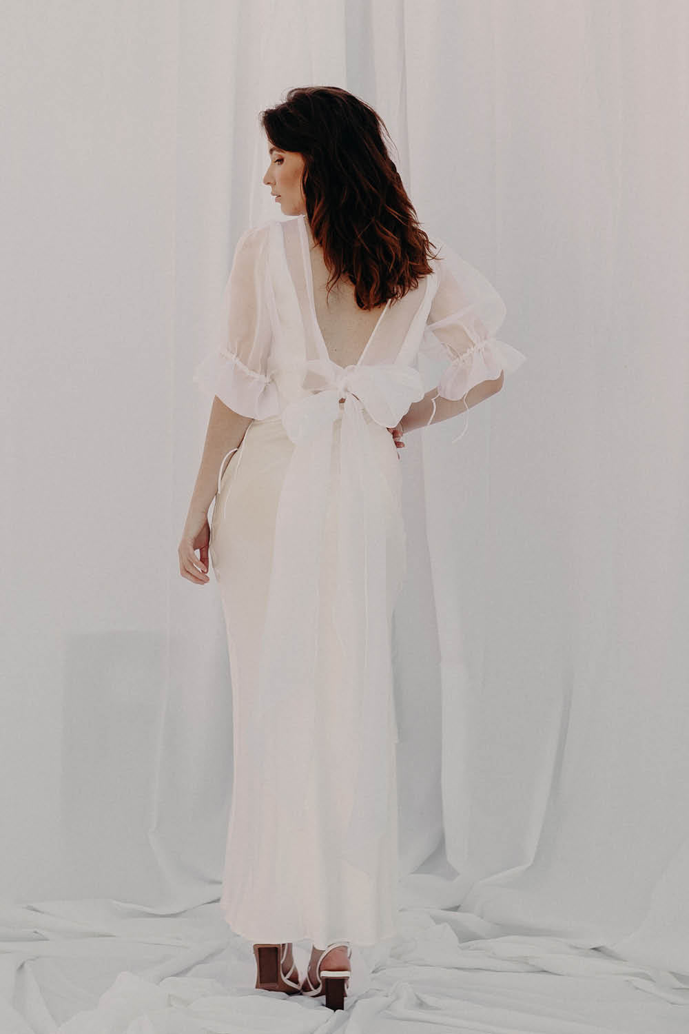 ORGANZA YOKO BLOUSE - SHORT SLEEVE
