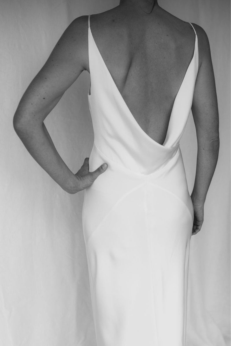 LITTLE WHITE SLIP DRESS - STOCK ON HAND Lilia Cass LITTLE WHITE SLIP DRESS - STOCK ON HAND Lilia Cass