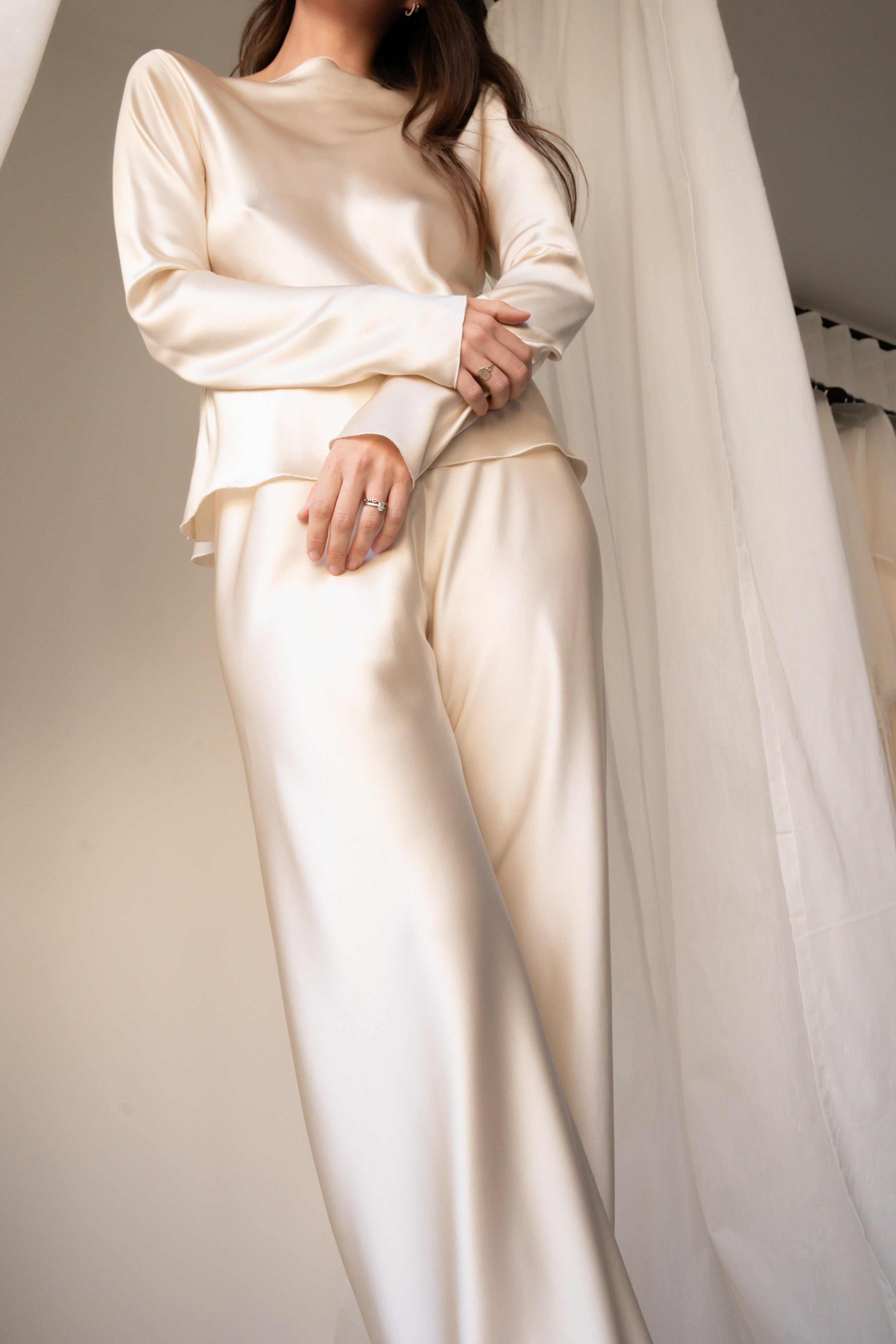 BIAS SILK PANT - COLOUR EDIT