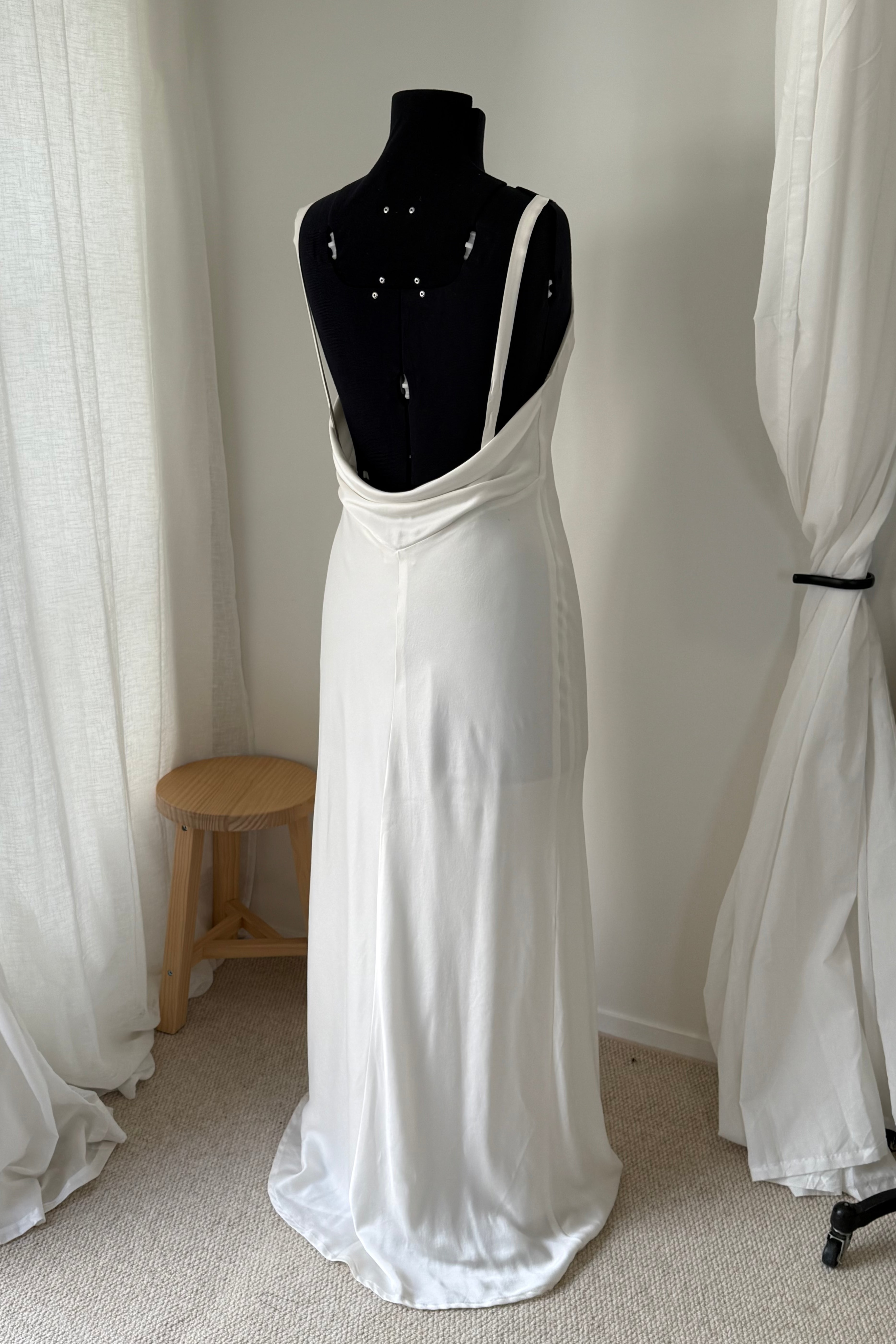 Bias Cowl Back Dress - Development Sample