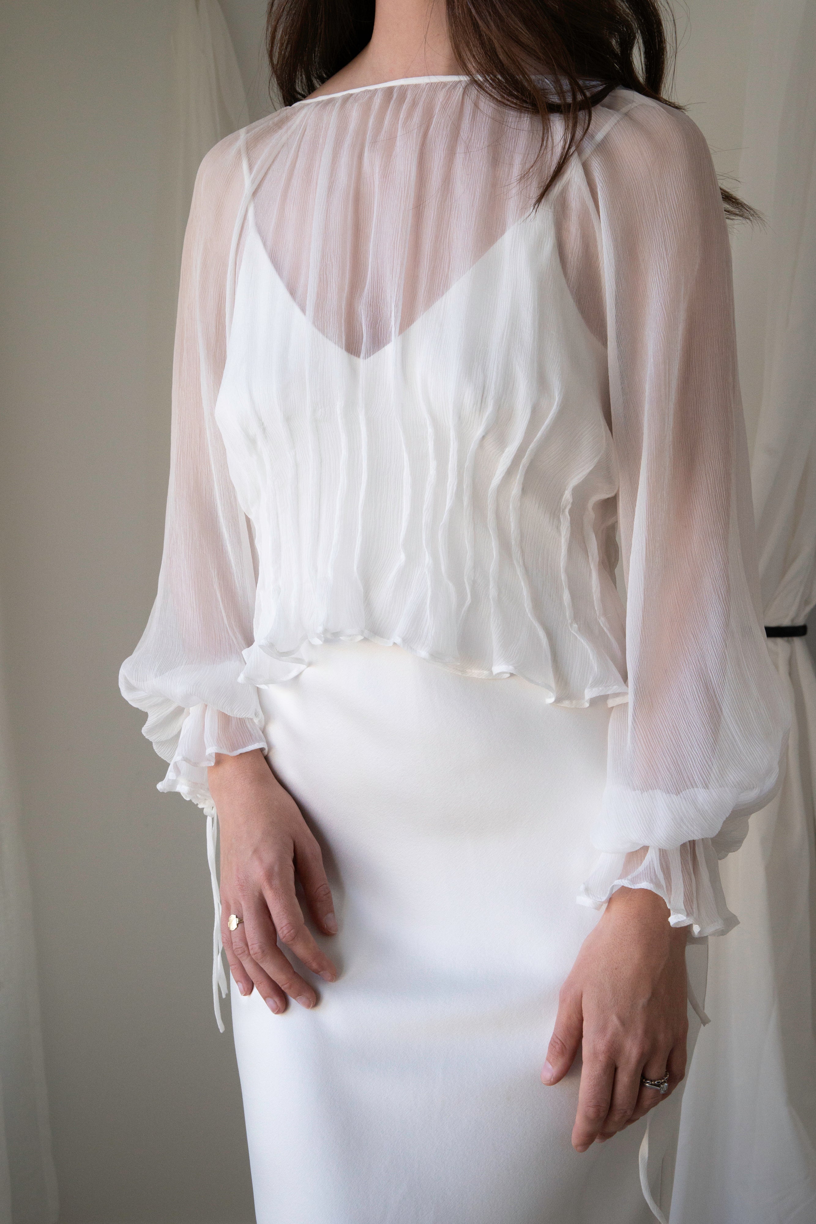 POPPY PINTUCK BLOUSE
