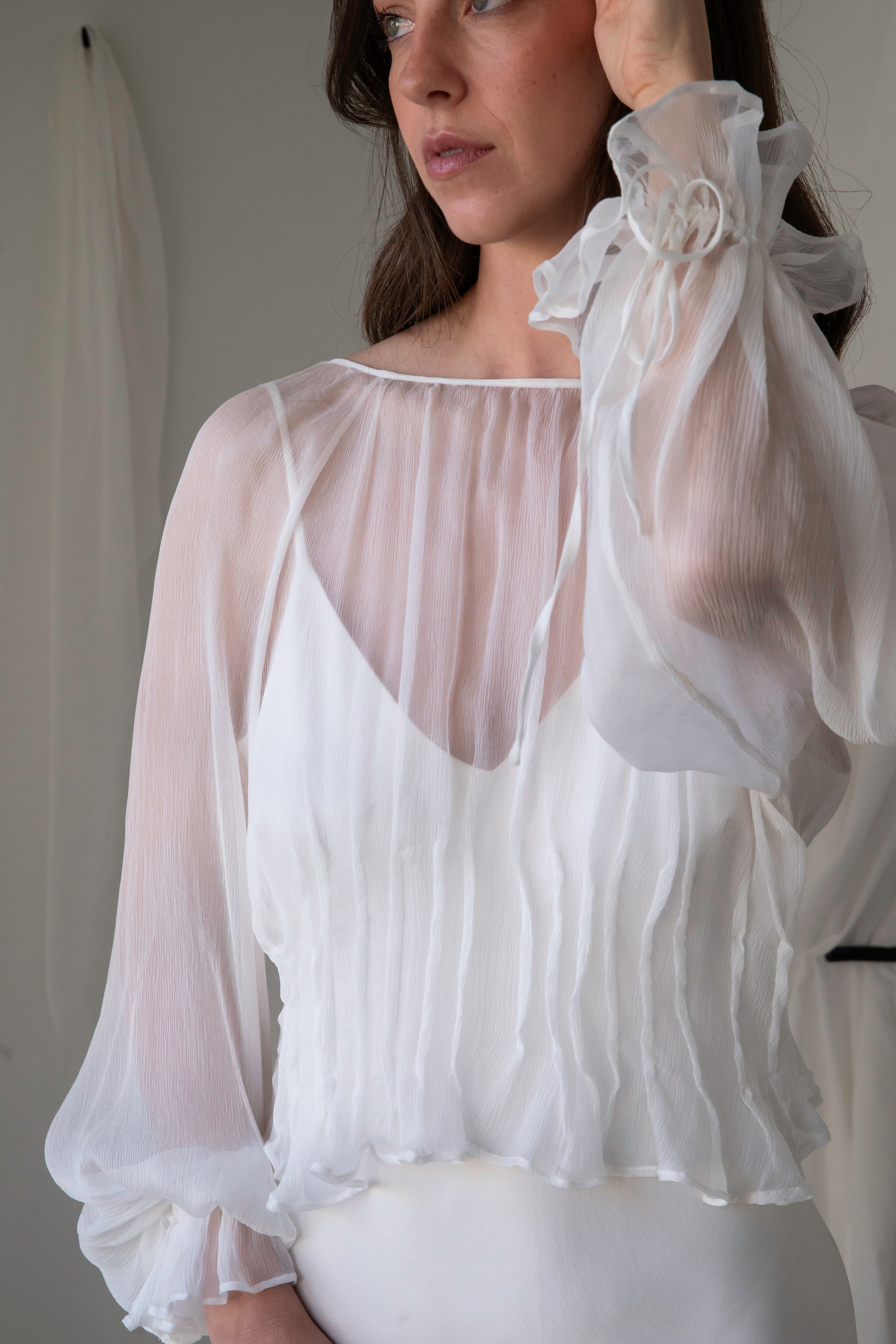 POPPY PINTUCK BLOUSE
