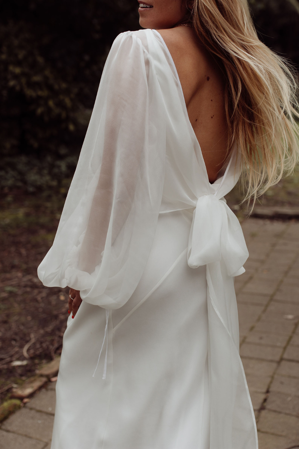CHIFFON SANDIE BLOUSE